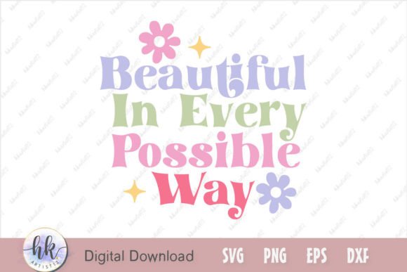 Beautiful in Every Possible Way Retro Graphics for Crafts