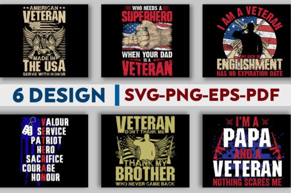 Best Selling Veteran Day Design Bundle: Graphics for Crafts