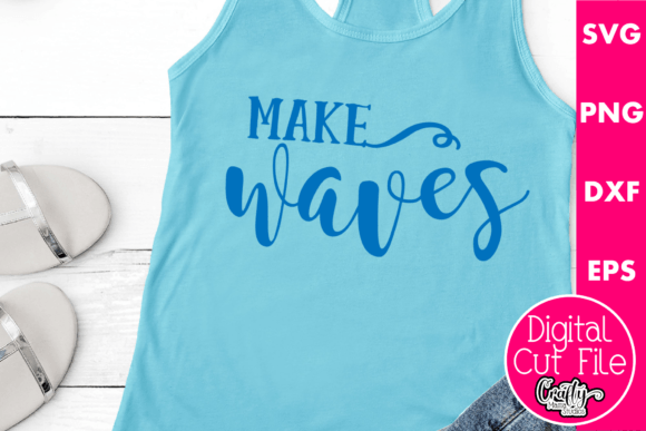 Make Waves Graphics for T-Shirt Designs and Branding