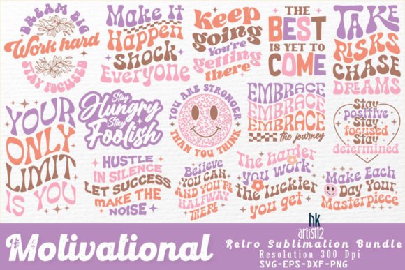 Retro Motivational Bundle: A Designer's Real-World Review